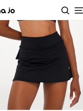 Dona Jo Shakira Skirt / Skort
(Black) 13.5" Size Small